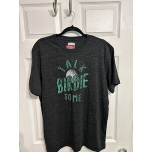 State of Mine Men's Talk Birdie to Me Golf Graphic‎ T-shirt Ultra Soft Size XL
